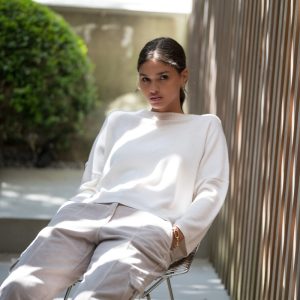Cooper Sweater with relax crewneck starch