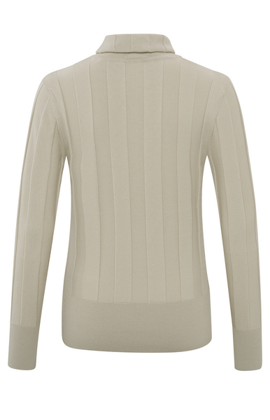 RIBBED SWEATER beige