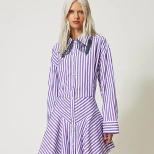 Woven Dress papers stripe