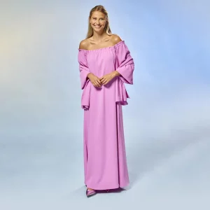 June Dress long roze