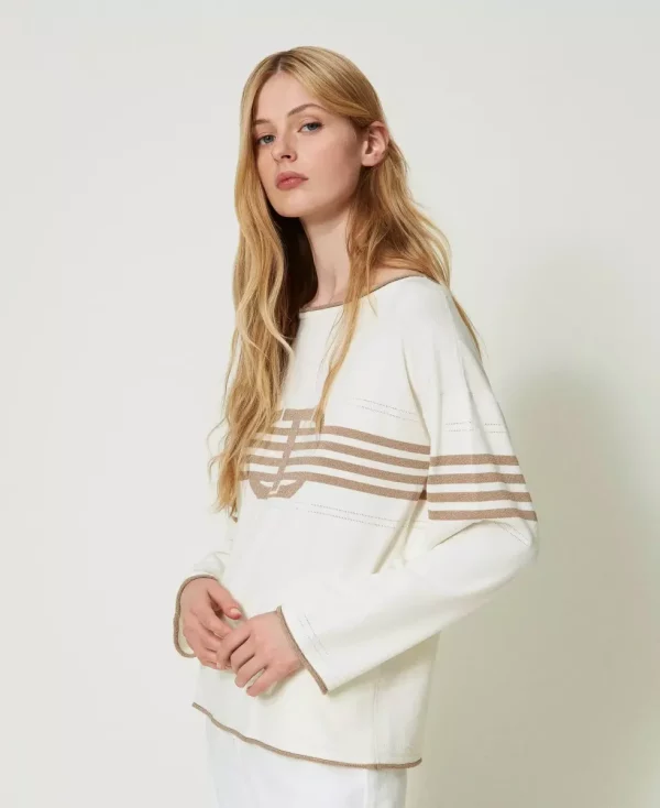 Knitted Sweater bicolor