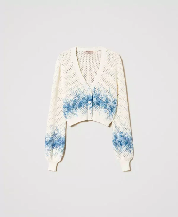 Knitted Cardigan St. Toile de jouy